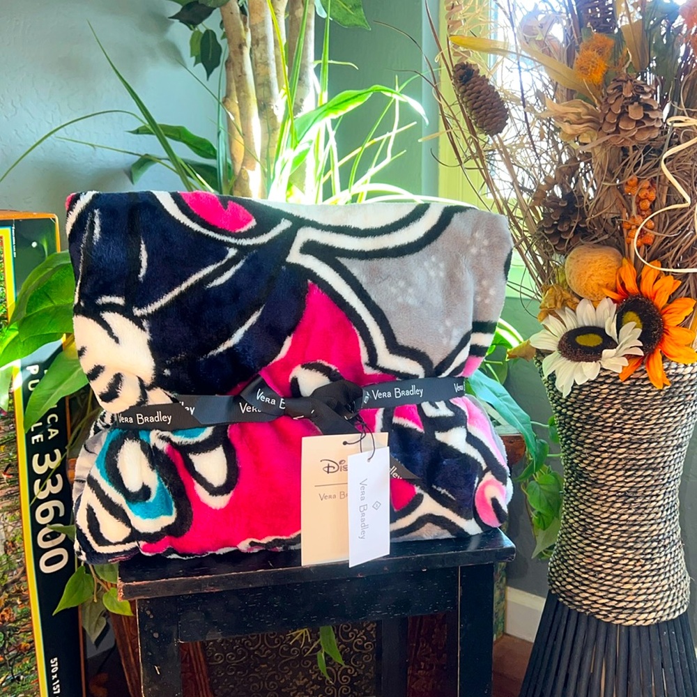 ❣️Disney Plush Throw Blanket 🐭Mickey Mouse🐭Piccadilly Paisley